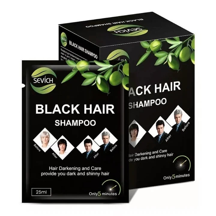 Shampoo Pinta Canas Negro 10 unidades